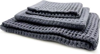 thies 1856 ® veganes Washi Matou Waffel Handtuch aus Recycelter Baumwolle und Hanfpapier