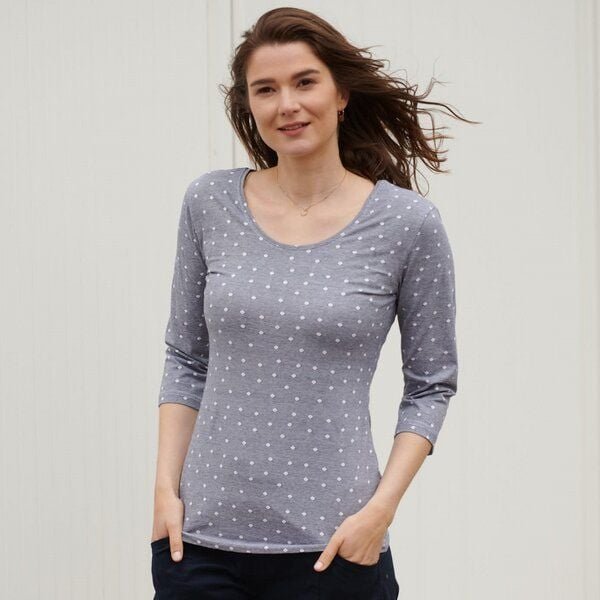 CON_STANT Basicshirt 3/4-Arm 95% Baumwolle (kbA)