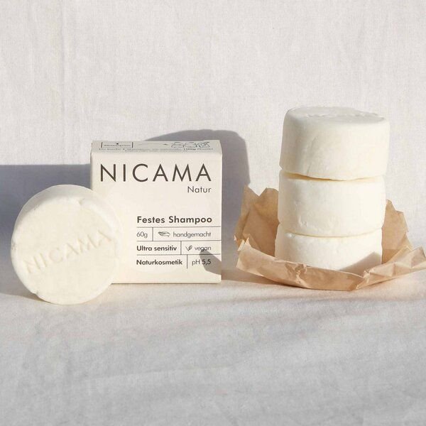 Festes Shampoo 4er Set - NICAMA