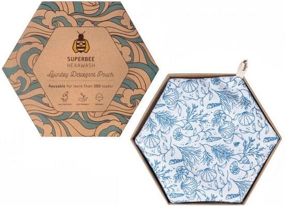 SuperBee Hexawash - Natürlicher Waschmittelersatz für über 300 Wäscheladungen - verschiedene Designs