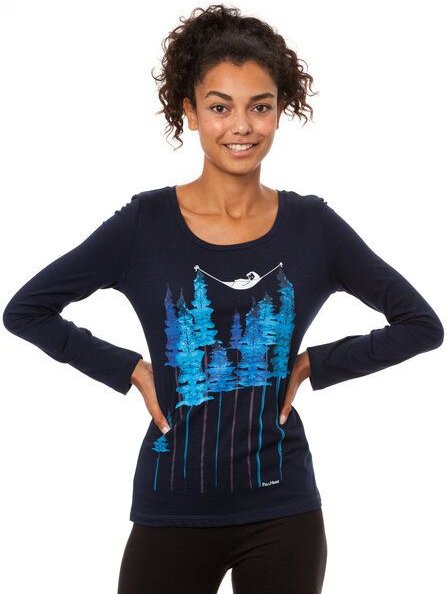 FellHerz Damen Longsleeve Wood Girl Bio Fair