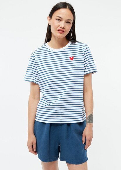 Givn Berlin T-Shirt GBJULIA (HEART) aus Bio-Baumwolle mit Stickerei