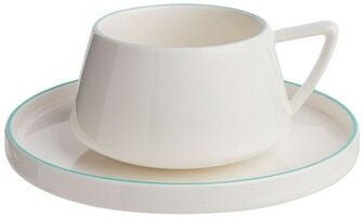 TRANQUILLO Tasse und Untertasse TINTED GRACE aus Porzellan 250 ml (POR7804, POR811, POR718)