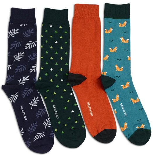The Arctic Bay Baumwollsocken aus Bio-Baumwolle – Shinrin Edition (4er Set)