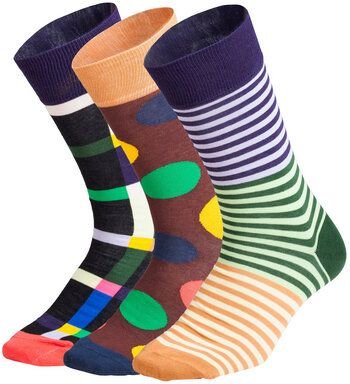 DillySocks Socken „Geo Trio (3er Box)“