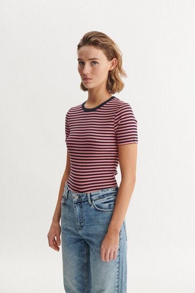 Basic Apparel Ludmilla T-Shirt mit Rundhalsausschnitt aus Bio-Baumwolle