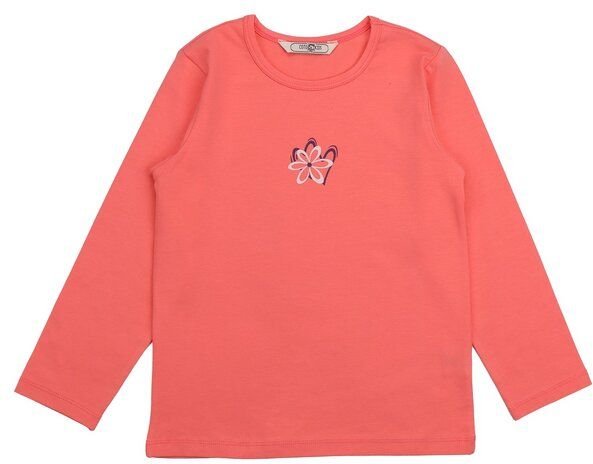 Cotokids Kinder Langarmshirt – Koralle, bequem & weich, schlichtes Motiv | Walkiddy