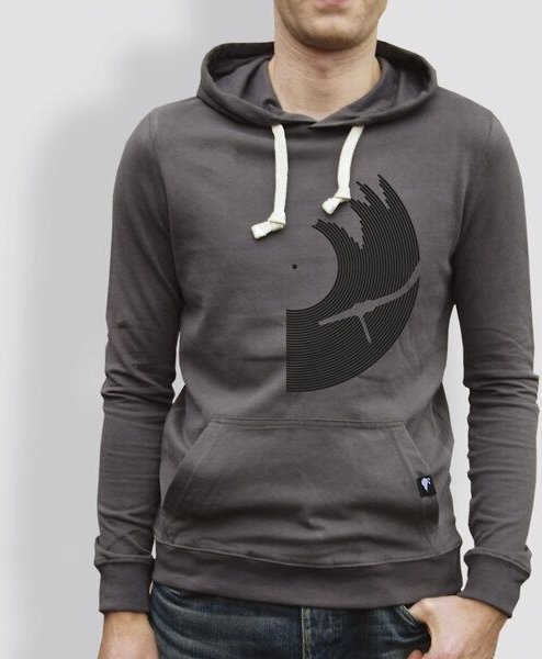 little kiwi Herren Hoodie, "Vinyl"