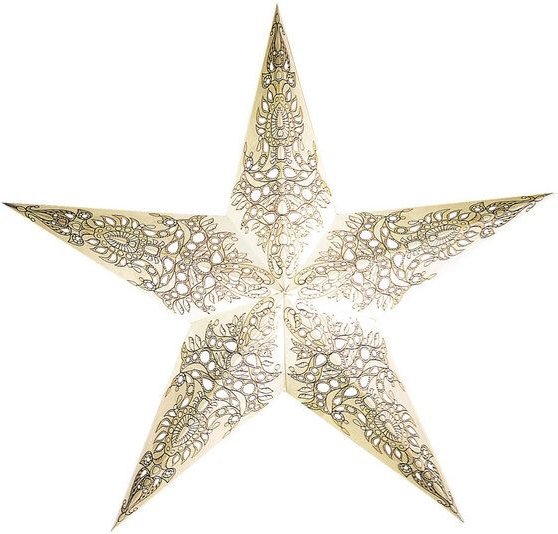 Mitienda Shop Papierstern | Weihnachtsstern 5 Zacken