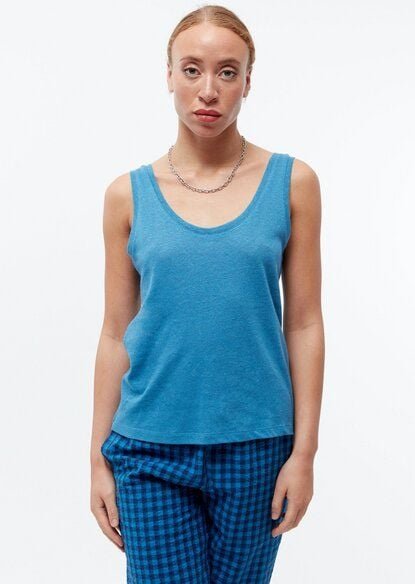 Givn Berlin Tank-Top GBMAISIE aus Baumwoll-Leinen Mix