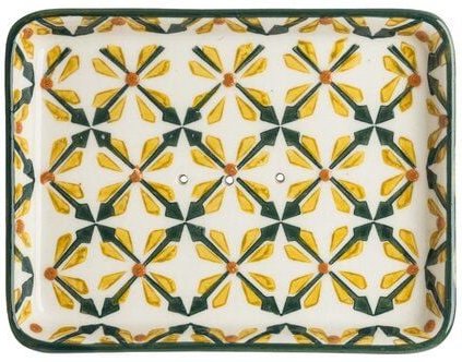 TRANQUILLO Seifenschale aus Steinzeug mit bunten Mustern (POR424, POR425, POR426, POR427, POR665, POR666, POR664)