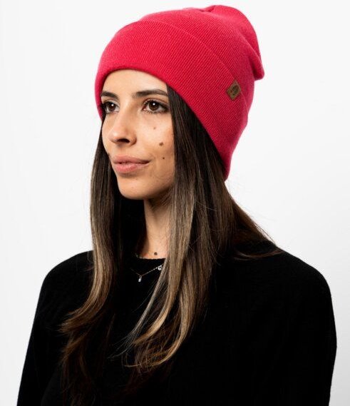 Kopyto WOLF - Glatte Zweilagige Beanie Mütze aus 100% RWS-Merinowolle