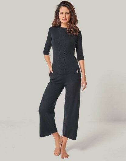 YOU LOOK PERFECT Merino Loungewear Set „Strickpullover Daria & Strickhose Dana"
