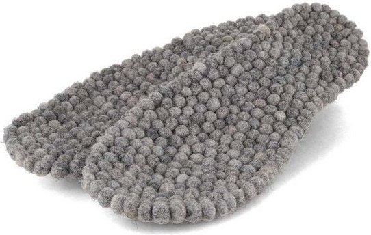 WoolFit Bunte Filz-Einlegesohle mit Massage Effekt aus 100% Wolle