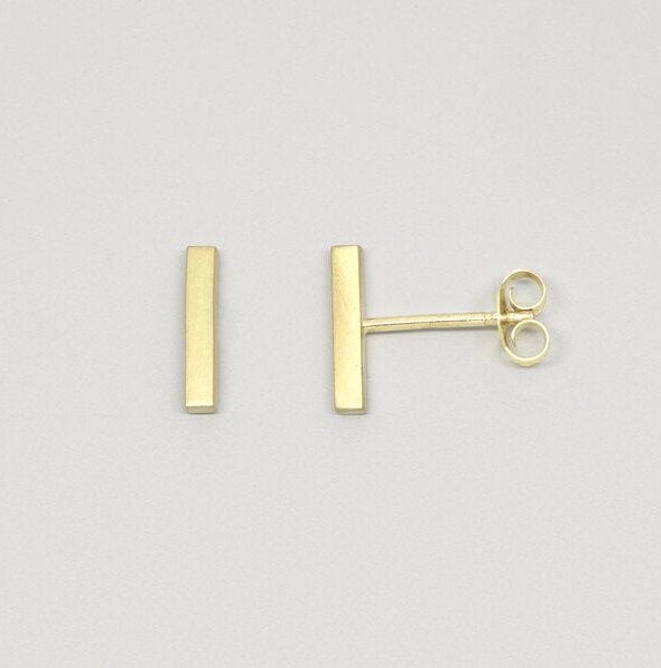 fejn jewelry Ohrstecker 'satin bar'