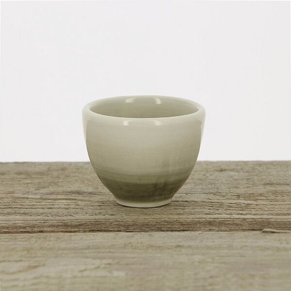 Mitienda Shop Eierbecher aus Porzellan grau