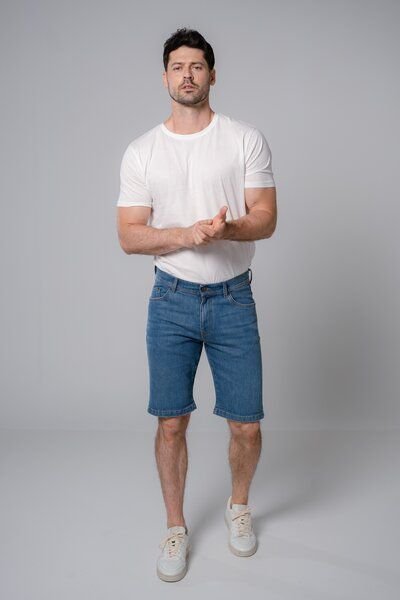 Feuervogl fv-Lin:us Denim Bermuda