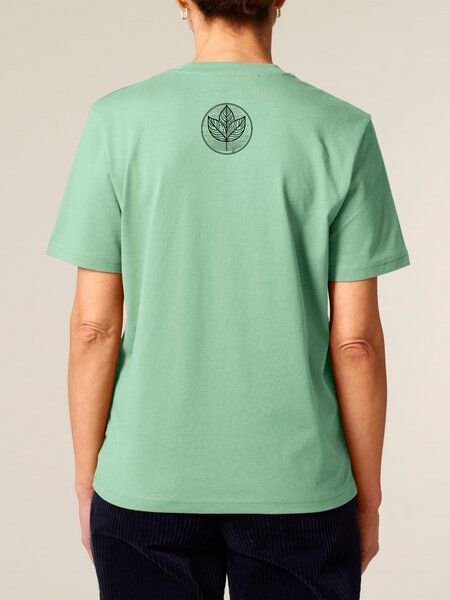 Human Family Bio Unisex Rundhals T-Shirt "Create - Circle Tree"