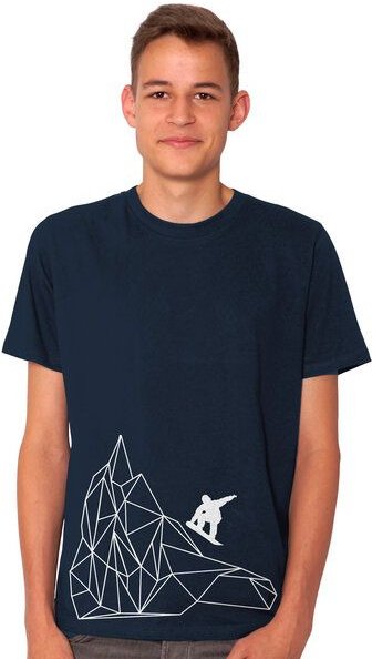 HANDGEDRUCKT "Origamipiste" Männer T-Shirt