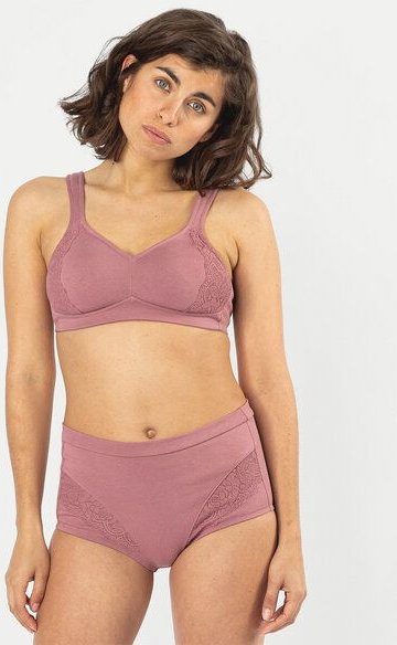 erlich textil Josepha Taillenslip mit Spitze aus Bio-Baumwolle, made in Europe