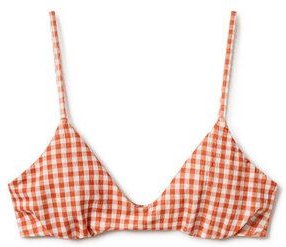 TWOTHIRDS Badeoberteil Vegan "Vichy" aus recycelten Materialien