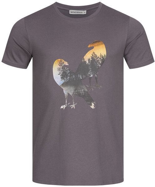 NATIVE SOULS T-Shirt Herren - Two Crows