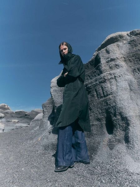 LANIUS Wattierter Mantel