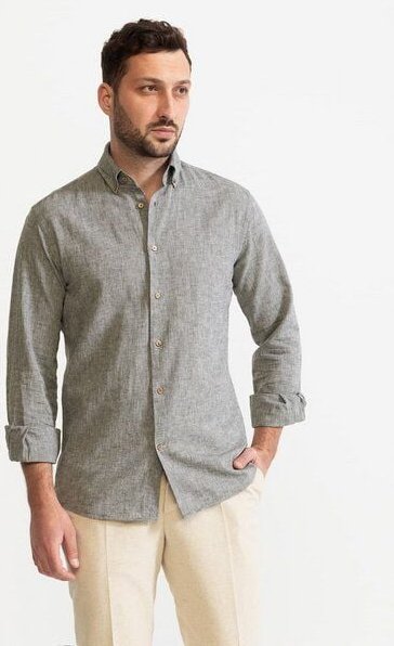 De IONESCU Das "Godeanu" Leinen-Baumwoll-Hemd — gefertigt in Siebenbürgen