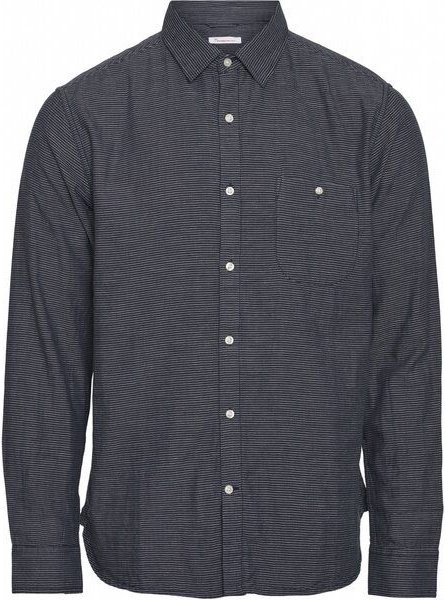 KnowledgeCotton Apparel Larch Langarm Hemd double layer