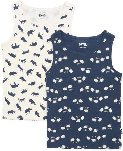 Kite Clothing Jungen Unterhemden 2er-Pack aus Bio-Baumwolle