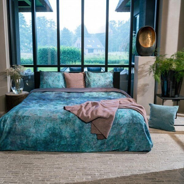 Kayori Oituku - Bettwäsche - Tencel - Blau