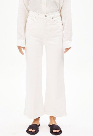 Thumbnail - ARMEDANGELS MURLIAA CROPPED Damen Wide Jeans recyclter Baumwoll Mix Comfort-Stretch