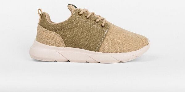 8000Kicks Explorer V2 Beige und Grün - Wasserdichte Hanfschuhe