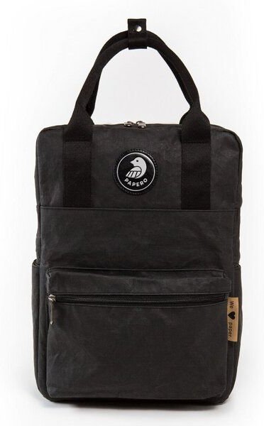 PAPERO Rucksack aus Papier robust wasserfest vegan 2 in 1 Handtasche Damen