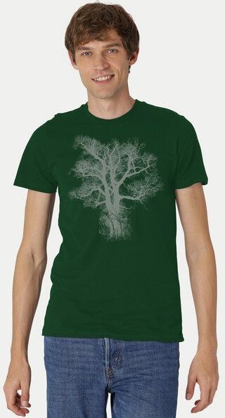 Peaces.bio - handbedruckte Biomode Bio-Herren-T-Shirt Chestnut