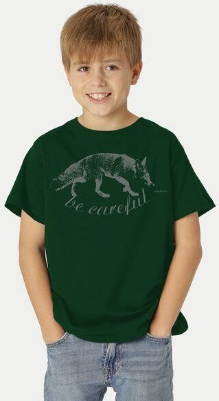 Peaces.bio - handbedruckte Biomode Bio-Kinder T-Shirt Be Careful