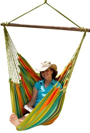 MacaMex Cayo Grande Hängestuhl, Hängesessel aus langfasriger Baumwolle