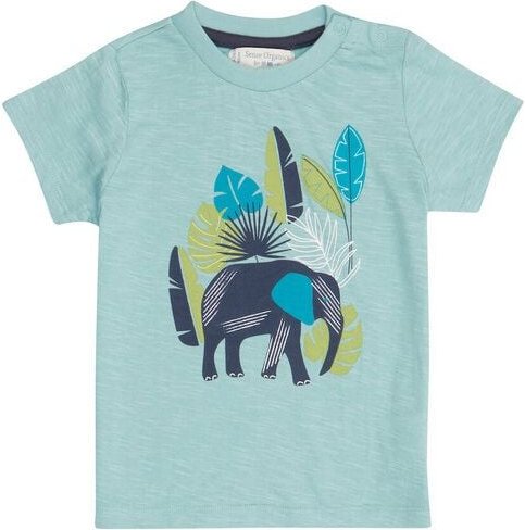 sense-organics Baby Shirt *Elephant* GOTS & Fair Trade | Sense Organics