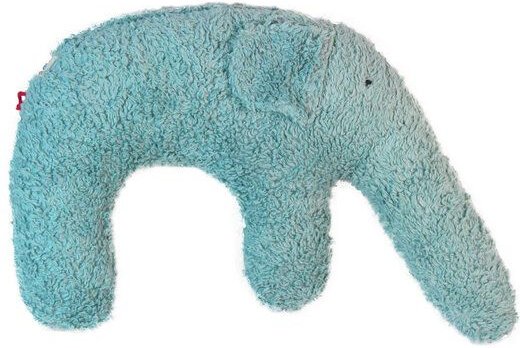 Pat und Patty Kuschelkissen/Nackenkissen/Nackenhörnchen "Elefant" EL-312,Füllung: Dinkelspelz bzw. Hirsespelz