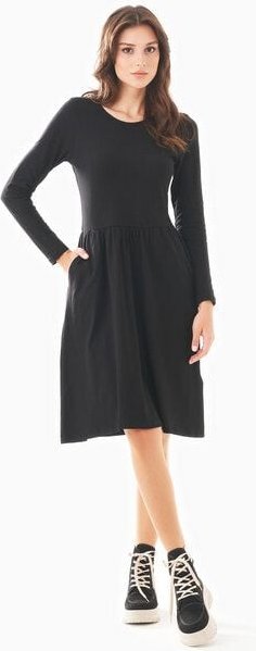 ORGANICATION Langarm-Jerseykleid aus Bio-Baumwolle