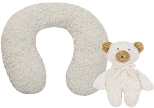 Efie REISE Set Nackenhörnchen (9+) + Teddy Rassel weiß