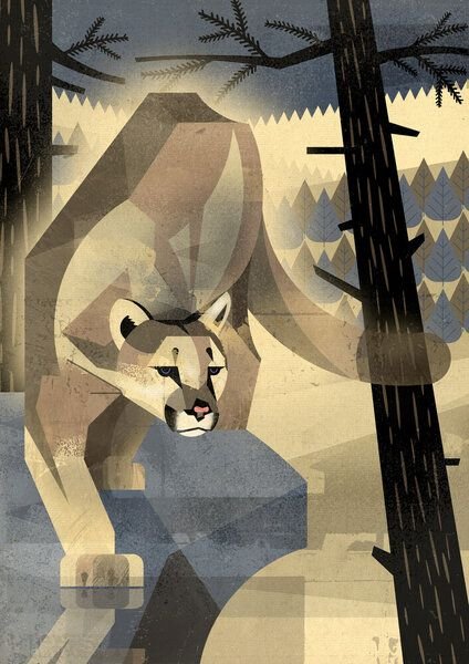 Photocircle Poster / Leinwandbild - Puma