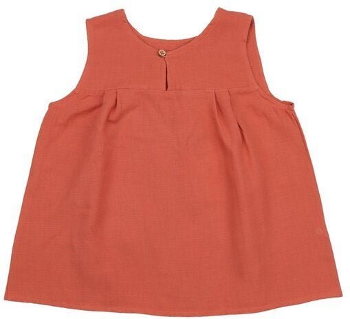 Kleinkinder Blusentop GOTS-zertifiziert aus Bio-Baumwolle goldocker – Walkiddy