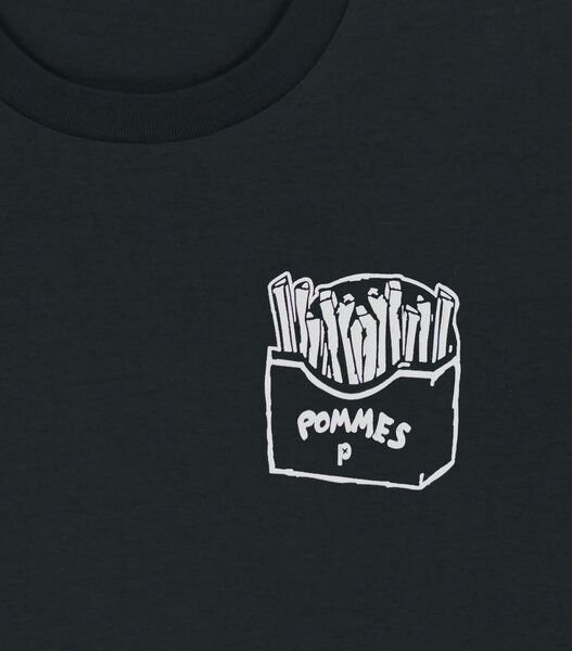 päfjes Pommes / Honigdachs mag Pommes Frittes - Fair Wear Unisex Männer Bio T-Shirt