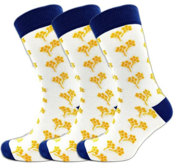 BLS Organic 3er Pack GOTS zertifiziert 98 % Bio-Baumwolle SMALL FLORAL design