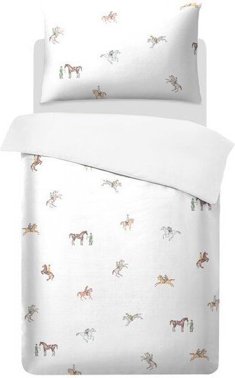 Mary Rose® GOTS-zertifizierte Bio-Satin Bettwäsche mit modernem Sport Motiv