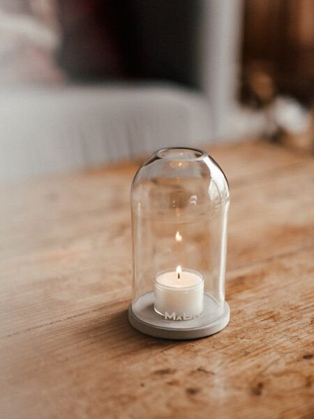 Windlicht Oh.Ha - Design by MaBe - clean und puristisch - das Kürzere