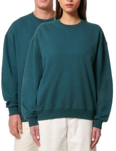 YTWOO Oversized Sweatshirt aus reiner Bio-Baumwolle, Dry Handfeel