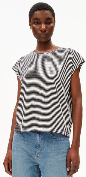 ARMEDANGELS ONELIAA LOVELY STRIPES - Damen T-Shirt aus Bio-Baumwolle
