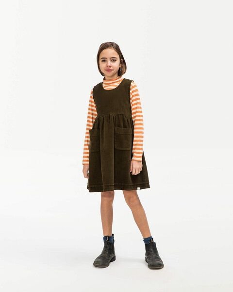 Matona Knielanges Cordkleid für Kinder aus Bio-Baumwolle / Belted Corduroy Dress